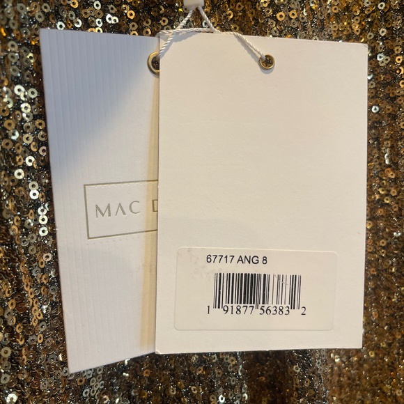 Mac Duggal  Sequin Gown – Antique Gold, Size 8 | Formal Prom Gala Dress - Picture 5 of 7